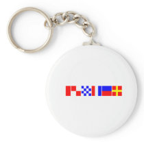 Code Flag Hunter Key Chain