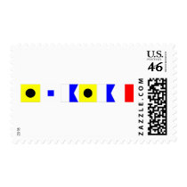 Code Flag Isaiah postage