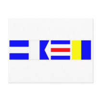 Code Flag Jack Post Cards