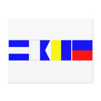 Code Flag Jake Post Card