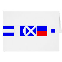 Code Flag James Card