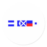 Code Flag James stickers