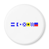 Code Flag Jasmine Fridge Magnet
