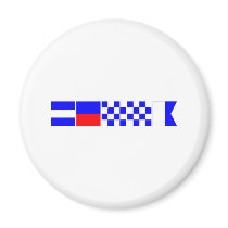 Code Flag Jenna Fridge Magnets