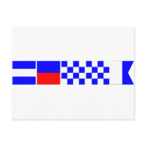 Code Flag Jenna Postcards