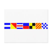 COde Flag Jocelyn Post Card
