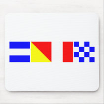 Code Flag John Mouse Pads