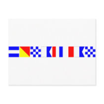 Code Flag Jonathan Post Cards