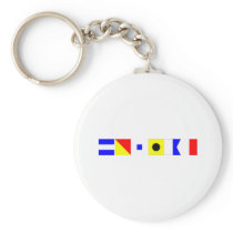 Code Flag Josiah Keychain