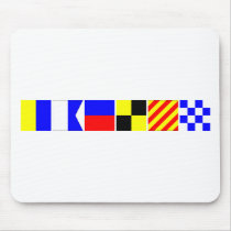 Code Flag Kaelyn Mouse Pads