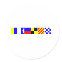 Code Flag Kaelyn Stickers