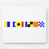 Code Flag Kaitlyn Mouse Pads