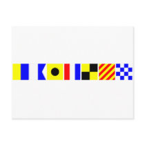Code Flag Kaitlyn Postcards