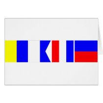 Code Flag Kate Card