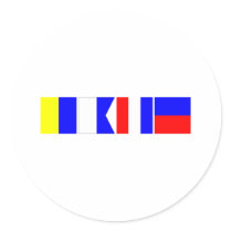 Code Flag Kate Stickers