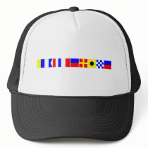 Code Flag Katherine Trucker Hat