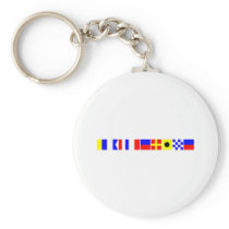 Code Flag Katherine Keychain