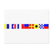 Code Flag Katherine Post Cards