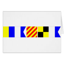 Code Flag Kayla Card