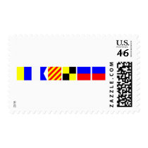 Code Flag Kaylee Postage Stamp