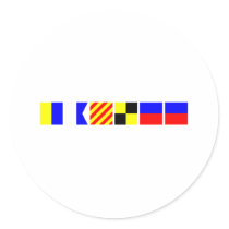 Code Flag Kaylee Stickers