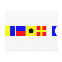 Code Flag Keira Postcards