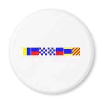 Code Flag Kennedy Refrigerator Magnet
