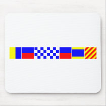 Code Flag Kennedy Mouse Pad