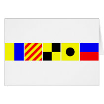 Code Flag Kylie Cards