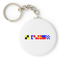 Code Flag Lauren Keychain