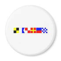 Code Flag Lauren Magnets