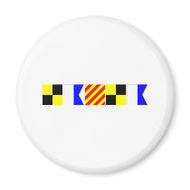 Code Flag Layla Fridge Magnets