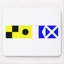 Code Flag Liam mousepads