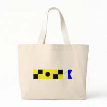 Code Flag Lila Canvas Bags