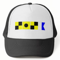 Code Flag Lila Hats