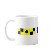 Code Flag Lila Coffee Mugs