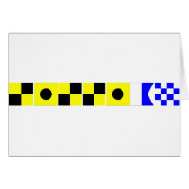 Code Flag Lillian Card
