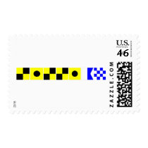 Code Flag Lillian Postage Stamps