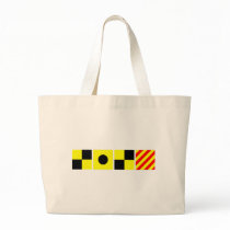 Code Flag Lily Canvas Bags