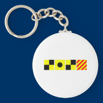 Code Flag Lily keychains