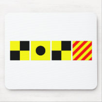 Code Flag Lily Mouse Pad