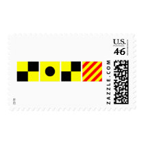 Code Flag Lily Postage Stamp