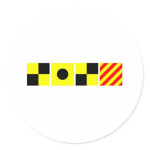 Code Flag Lily Sticker