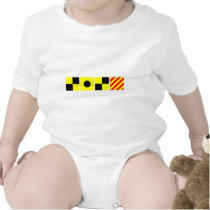 Code Flag Lily Rompers