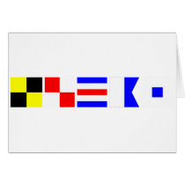 Code Flag Lucas Card