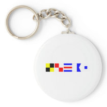 Code Flag Lucas Key Chain