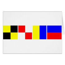 Code Flag Luke Greeting Card