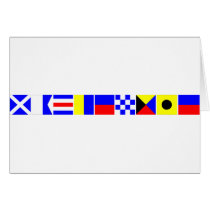 Code Flag Mackenzie Greeting Cards