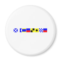 Code Flag Madeline Refrigerator Magnet