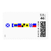 Code Flag Madeline Postage Stamp